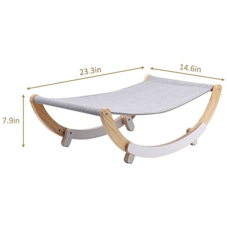 Cat wooden Pet Bed (3)